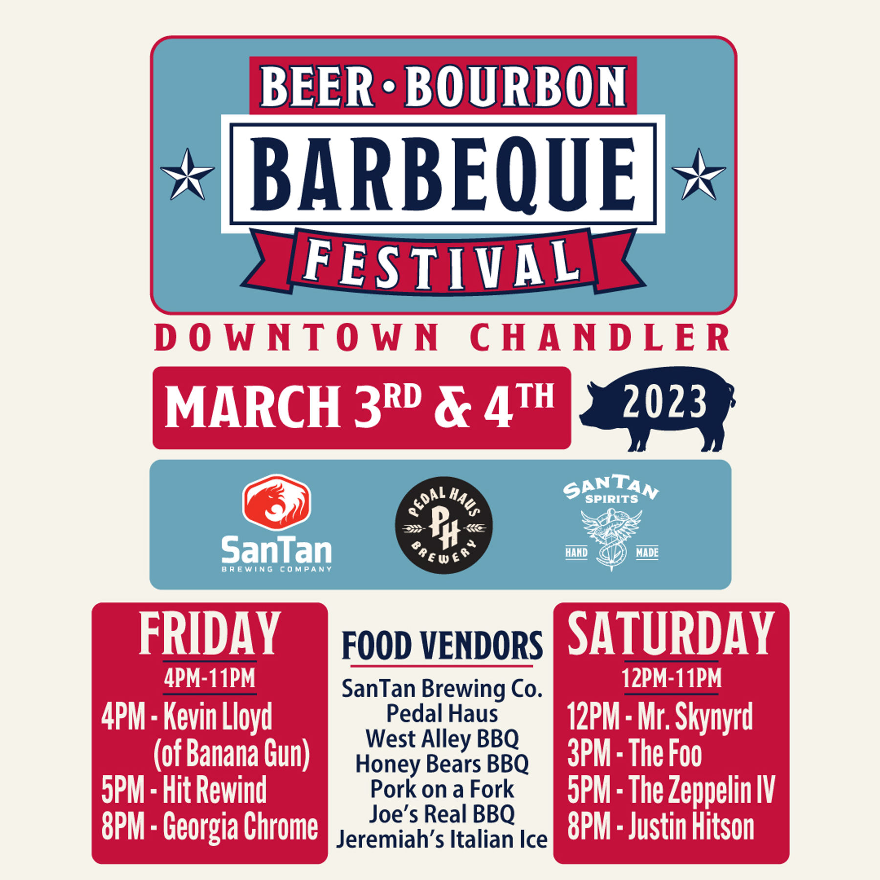 Beer, Bourbon, BBQ Festival Downtown Chandler