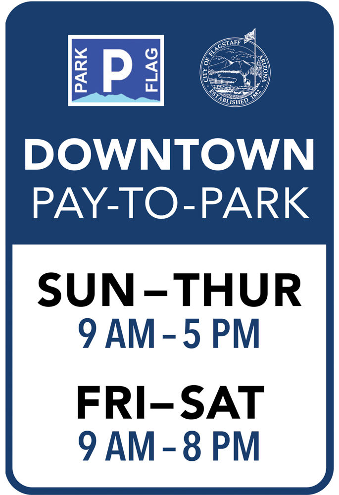 Downtown Pay to Park Sign