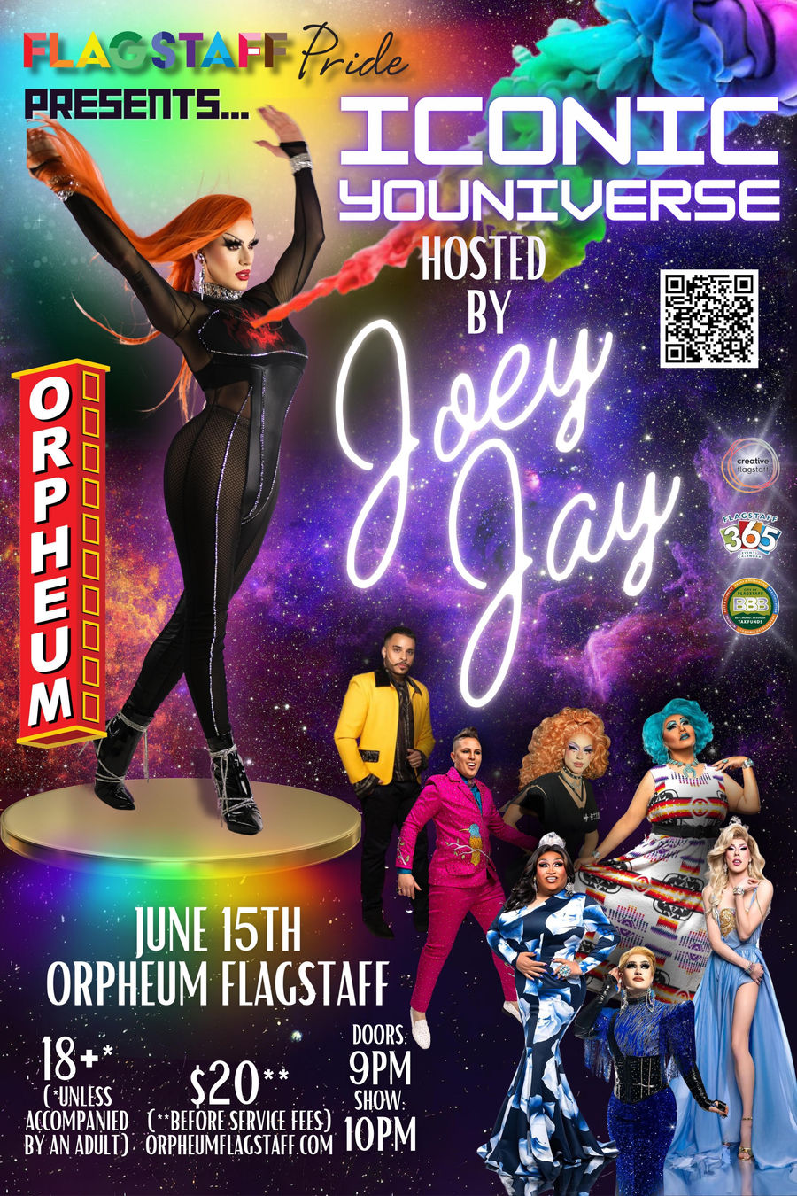 Iconic Youniverse Pride Afterparty | Downtown Flagstaff