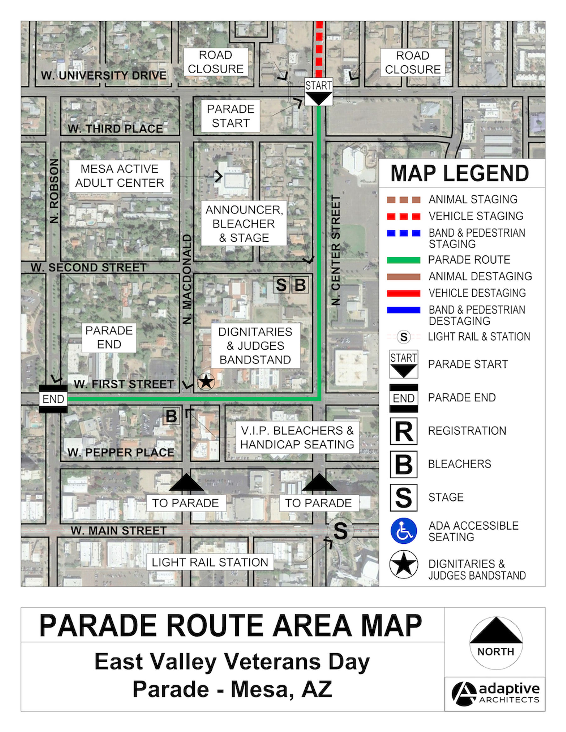 East Valley Veterans Parade Downtown Mesa