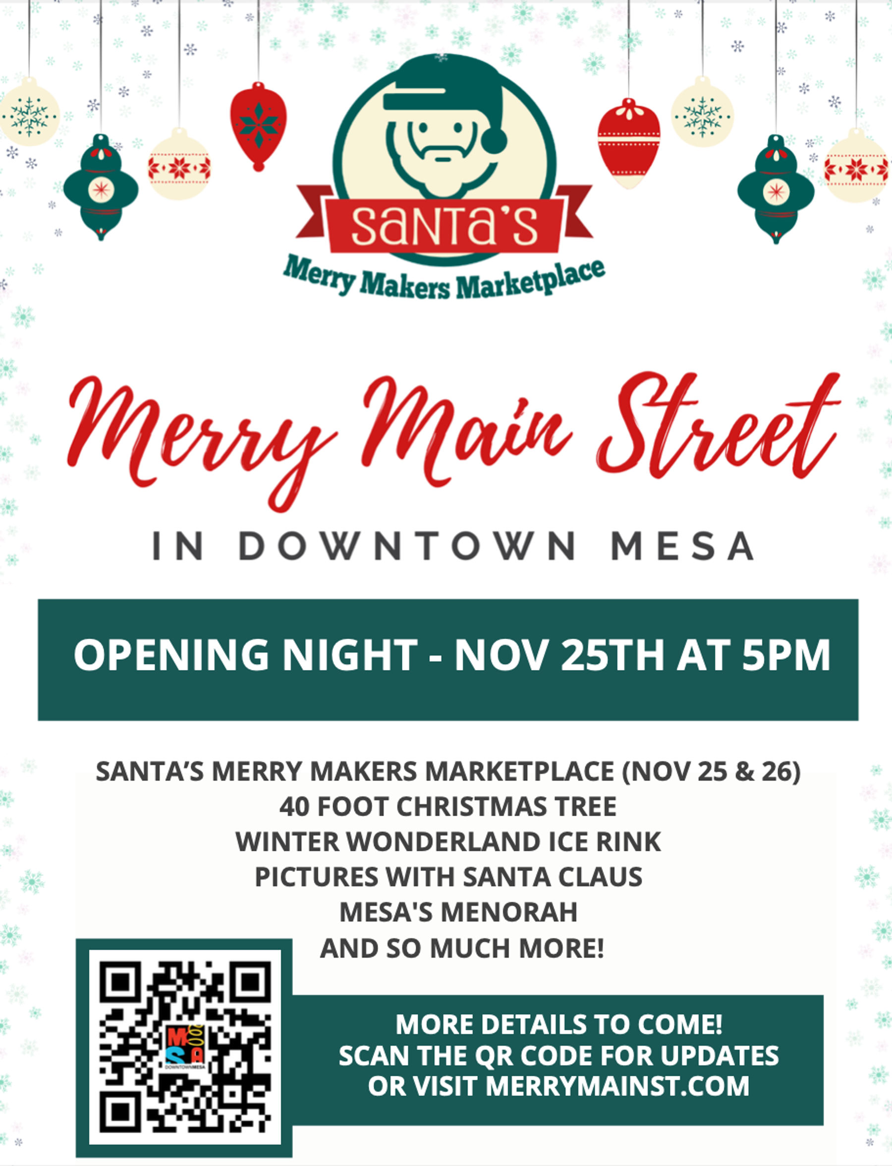 Merry Main Street Downtown Mesa