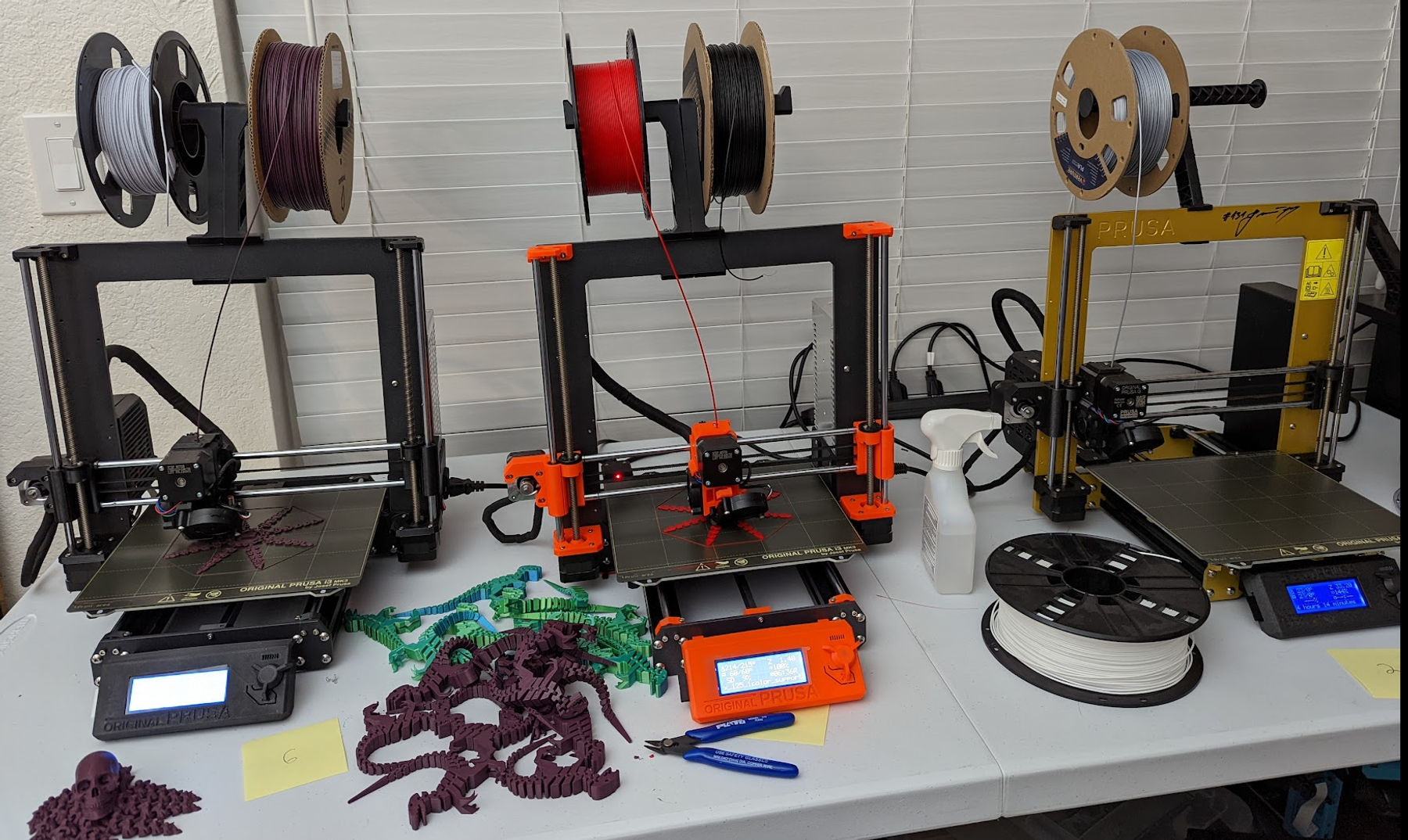 Pre-printing 3 dabs - 3D Fabrication - Dallas Makerspace Talk