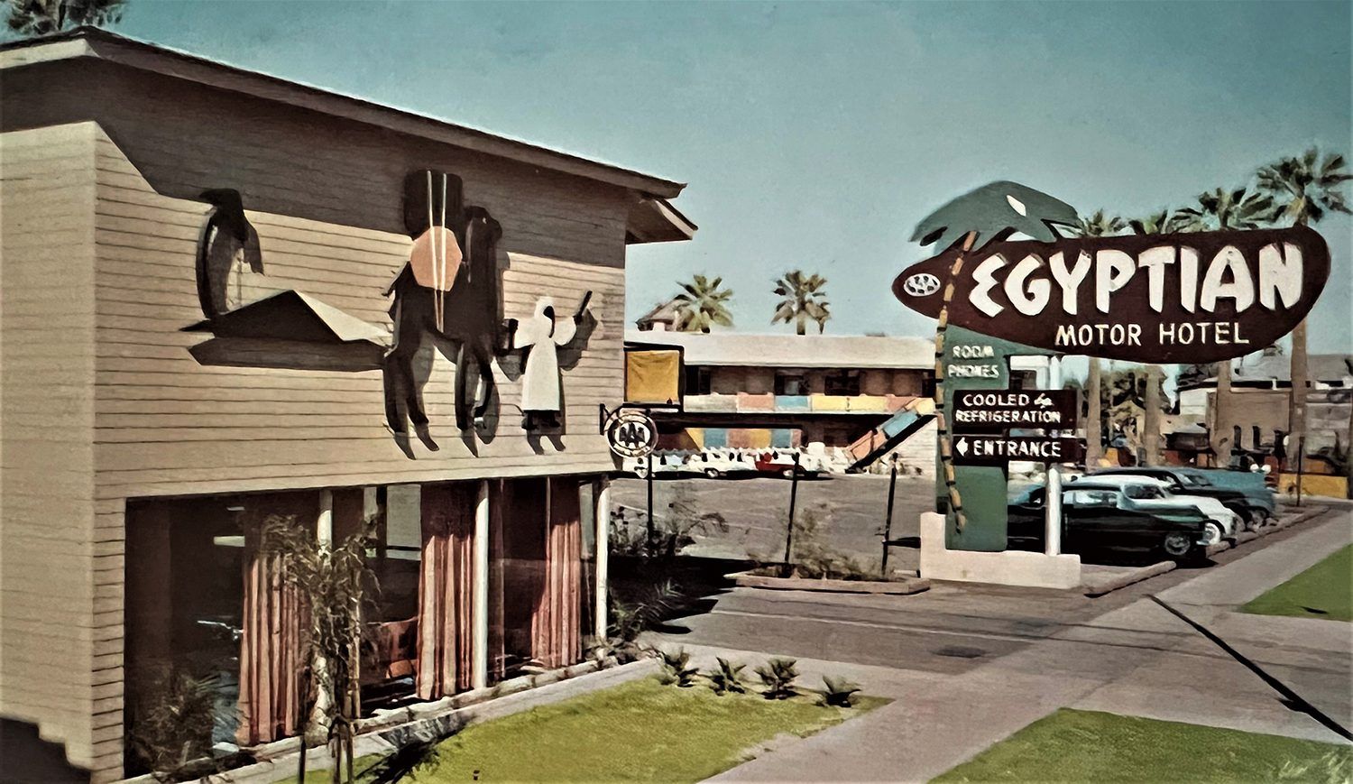 Egyptian Motor Hotel 1954