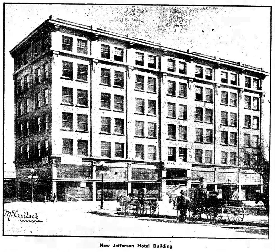 The new Jefferson Hotel 1915