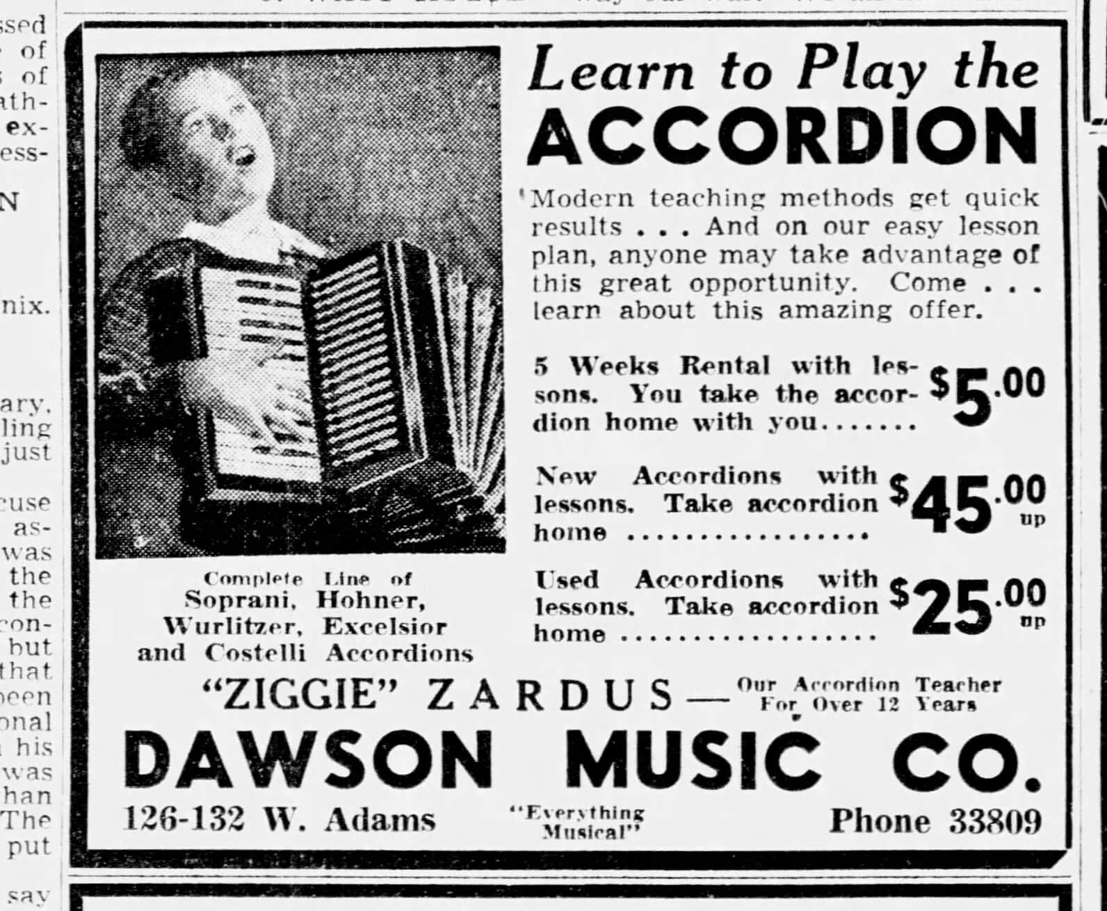 Dawson’s Music