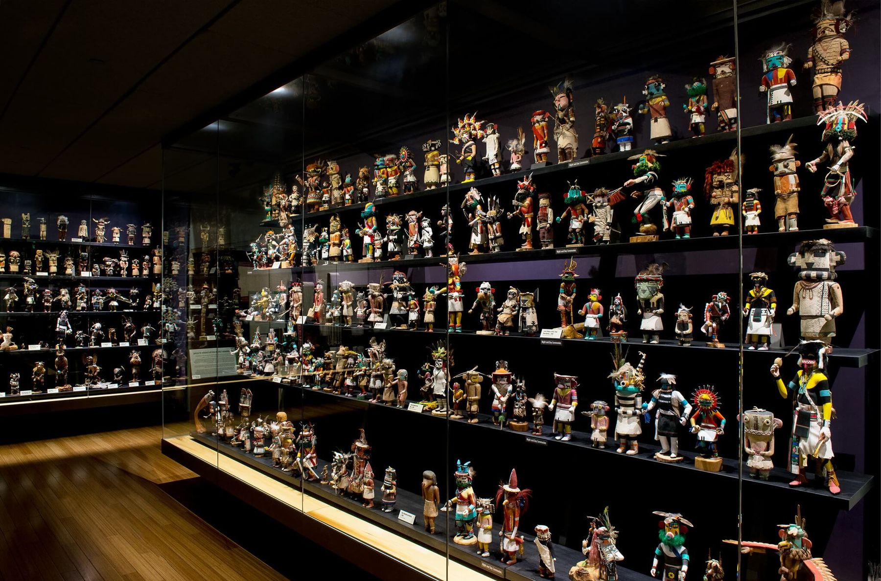 A collection of Heard Museum’s 400 Katsina Dolls