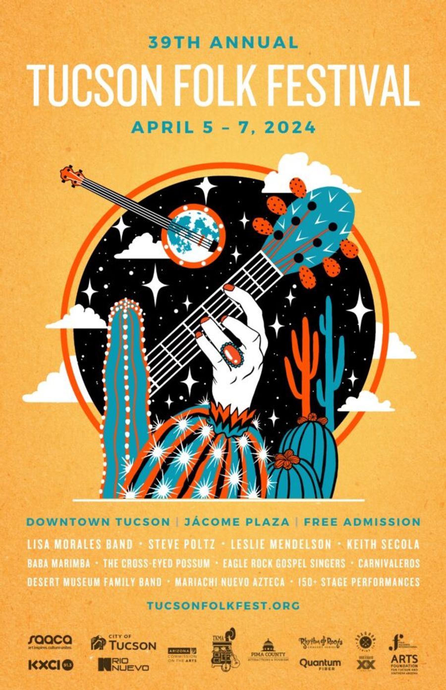 2024 Tucson Folk Festival Downtown Tucson Partnership