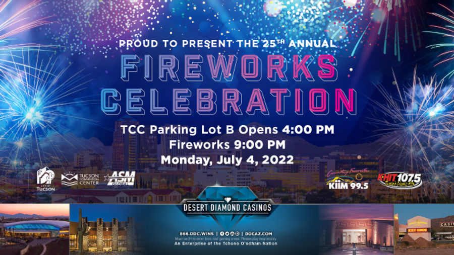 City of Tucson 25th Annual 4th of July Fireworks Celebration Downtown