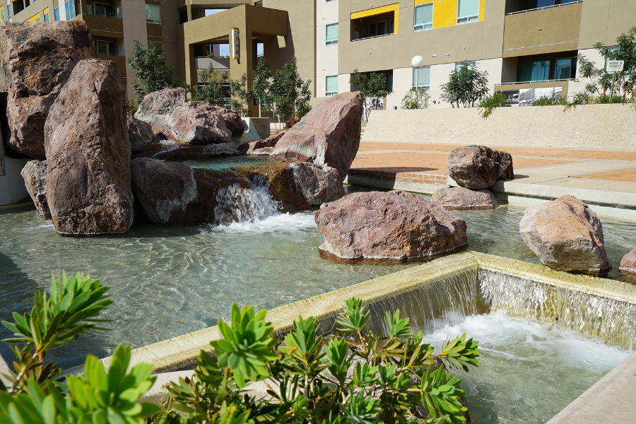 Eckbo Fountains at Tucson Community Center Historic District