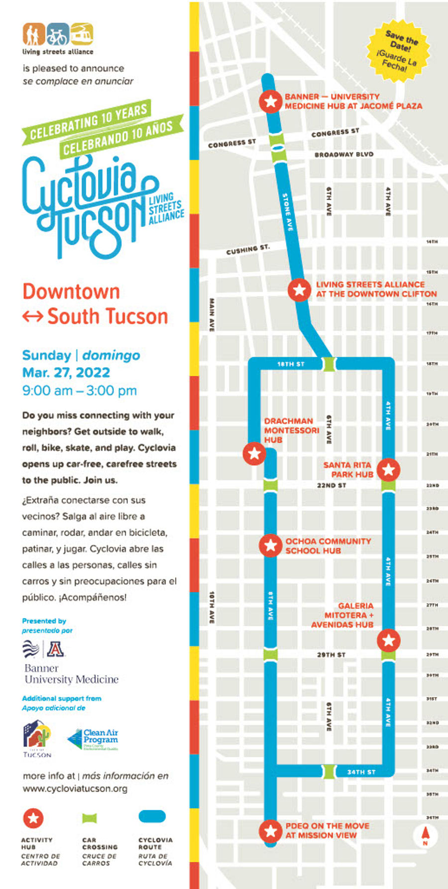 Cyclovia Tucson Downtown Tucson Partnership