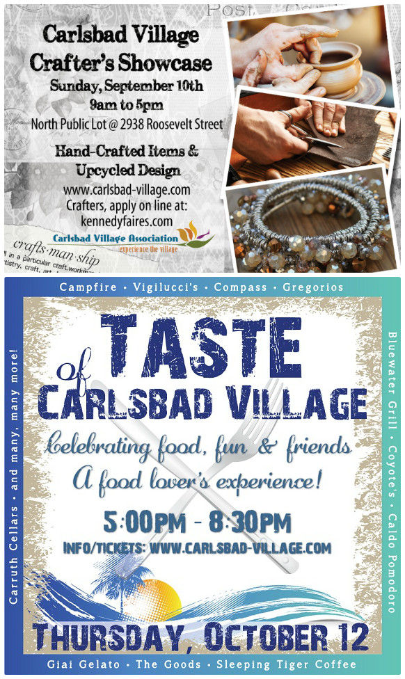 Two More Great Carlsbad Village Events!