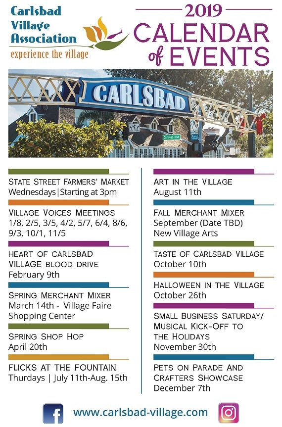 Village Events For Your Calendar