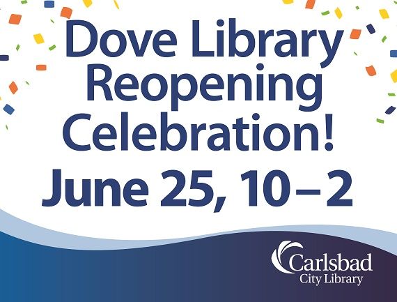 Dove Library Reopens Saturday!