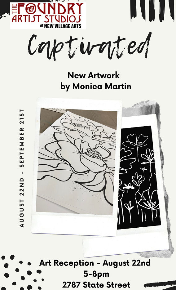 Art Reception Featuring Works By Monica Martin