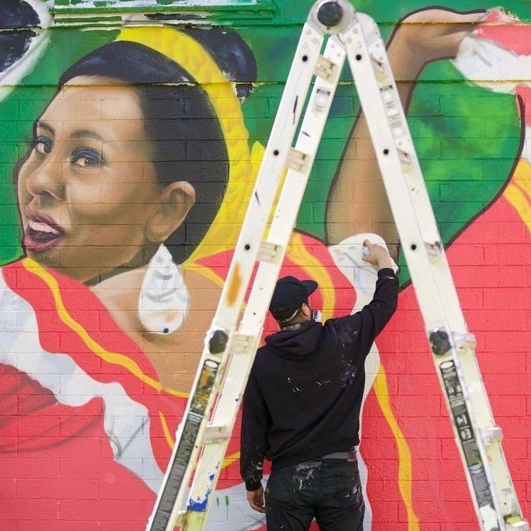 Mister Toledo Provides Inspiration For 32nd Carlsbad Art Wall