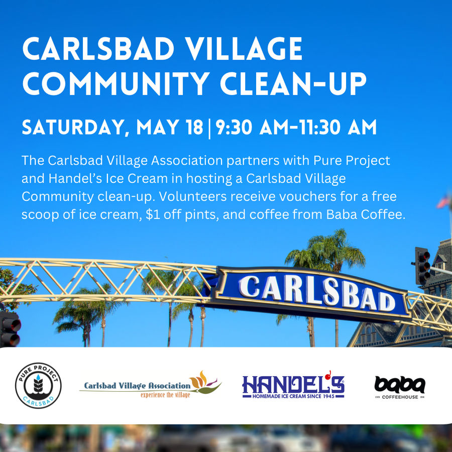 Keep Carlsbad Clean! Join Our Community Clean-Up May 18