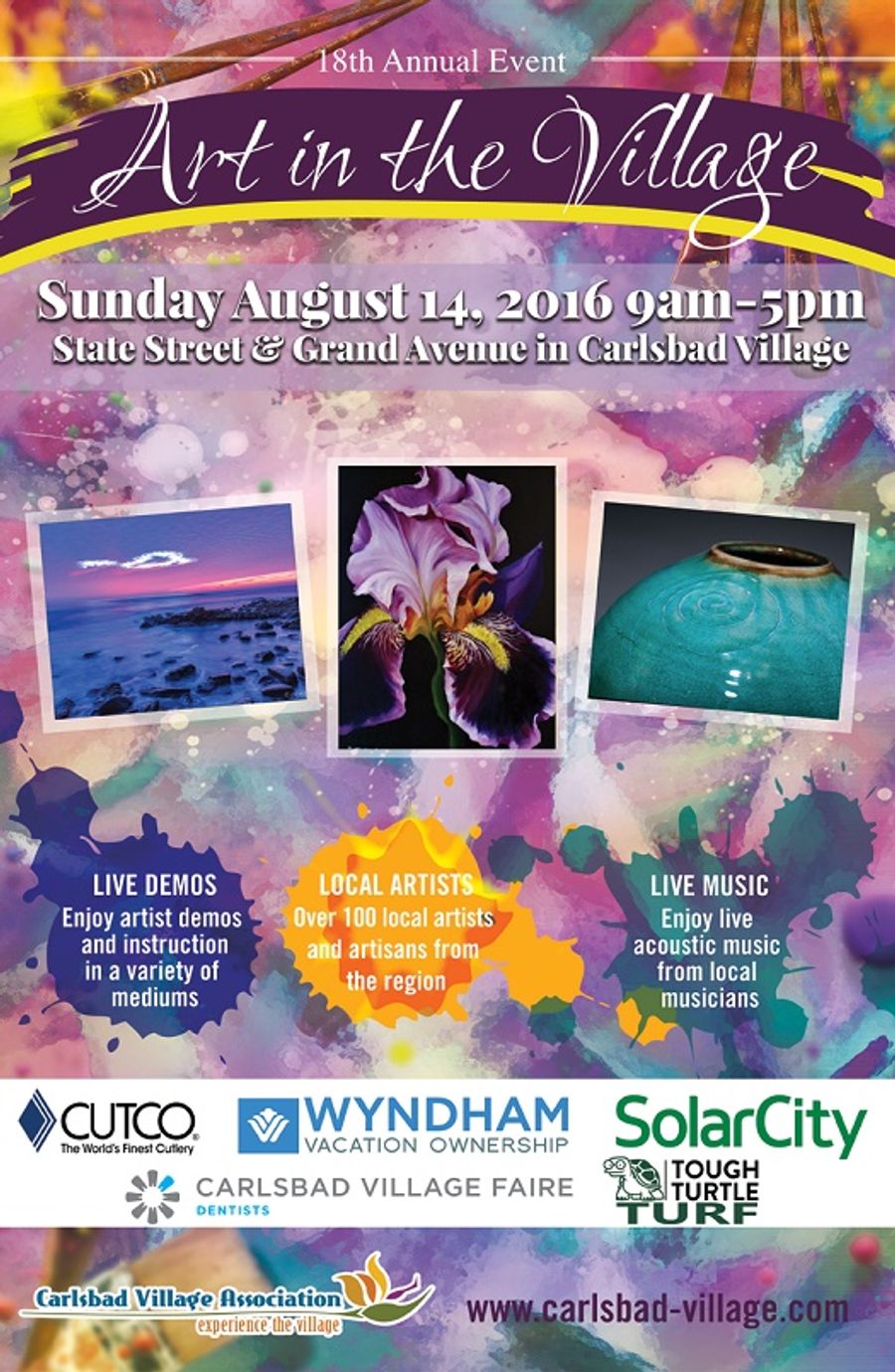18th Annual Art in the Village Comes to the Village August 14th