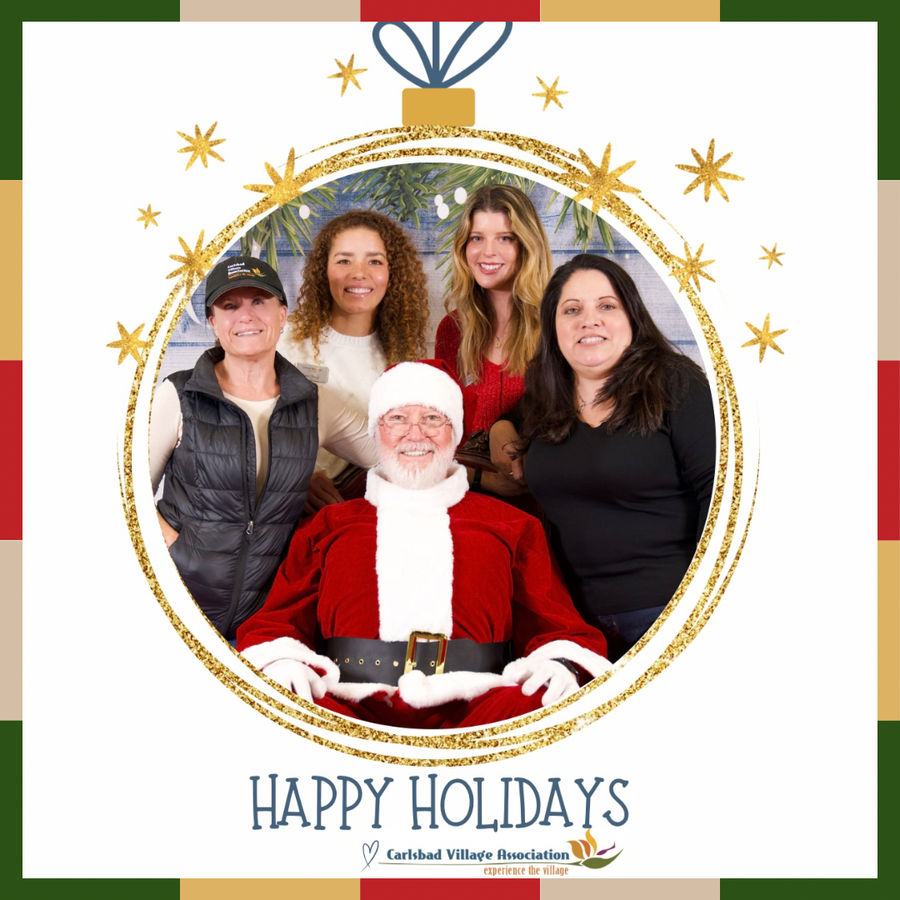 Happy Holidays and Heartfelt Thanks From The Carlsbad Village Association