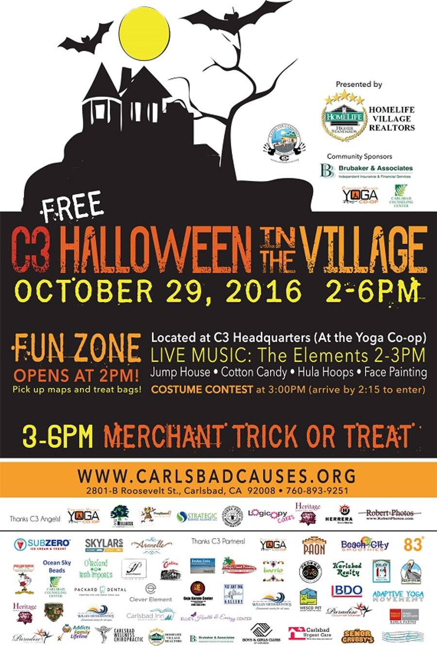 C3 Brings Halloween Fun to Carlsbad Village