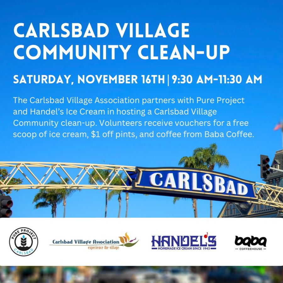 Make a Difference at Carlsbad’s Last Clean-Up of the Year