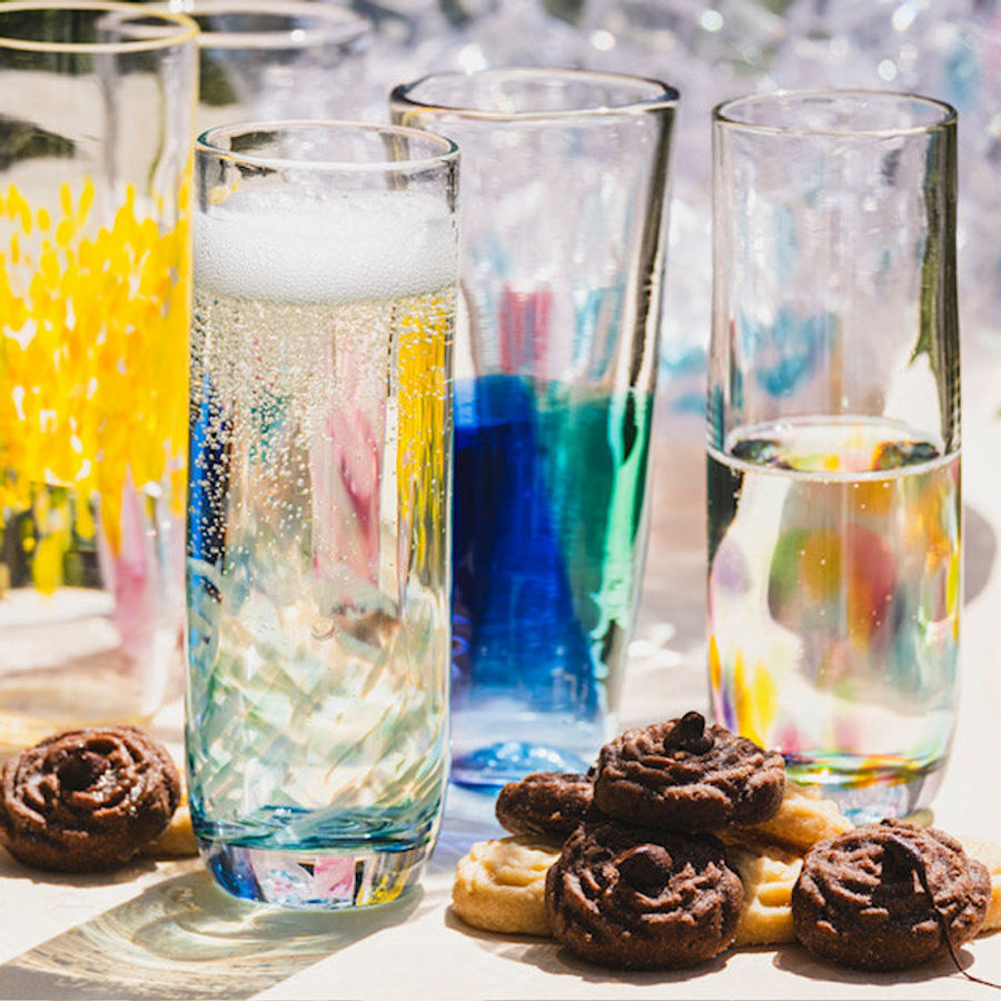 Indulge in Bubbles, Music, and Shortbread at Barrio Glassworks
