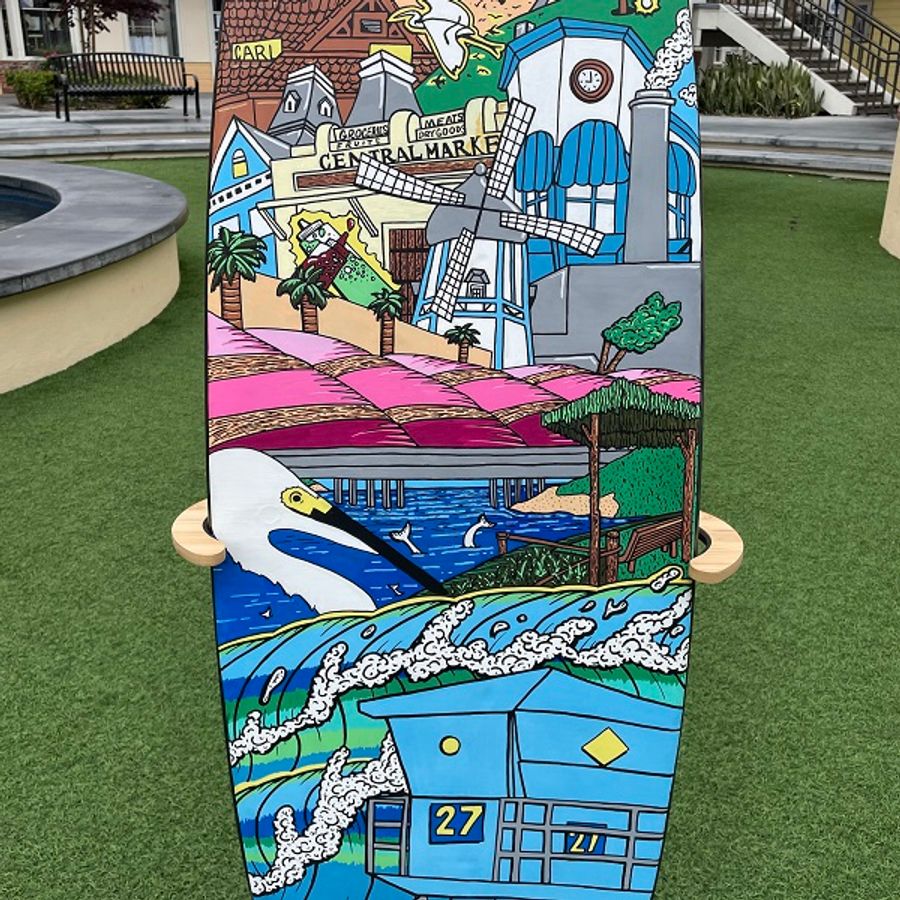 Find Pop-Up Art Surfboards At Art In The Village!
