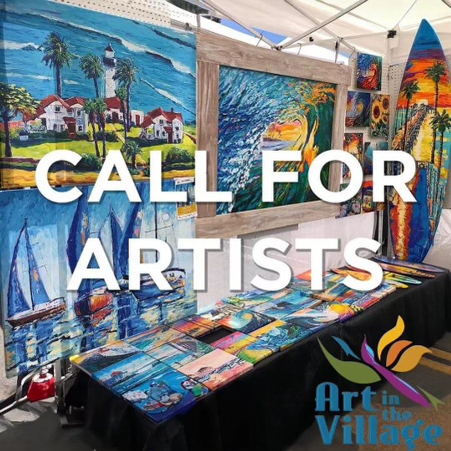 Call for Artists: Be Part of Art in the Village 2024 in Carlsbad!