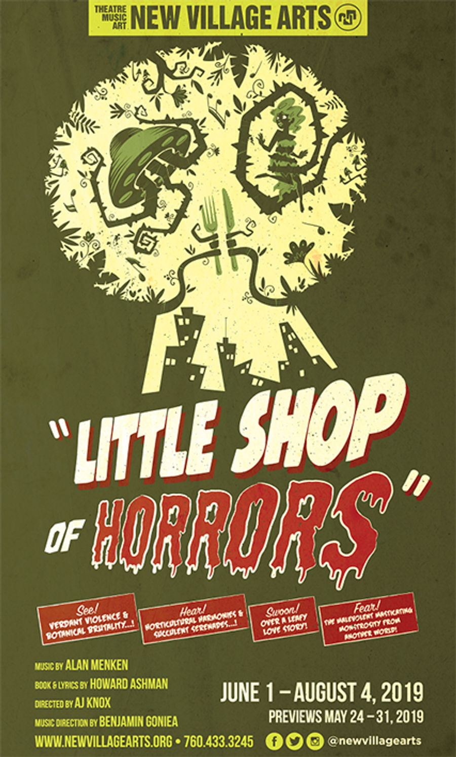 Summer Fun With Little Shop of Horrors At NVA