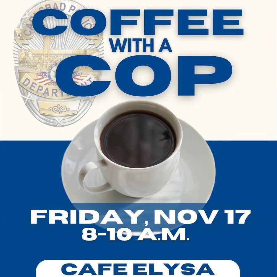 Grab Some 'Coffee With A Cop' At Cafe Elysa This Friday