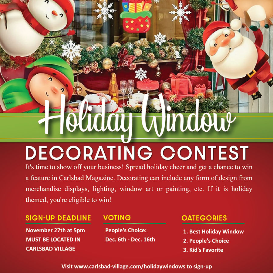 Sparkle and Shine: Enter the Village Window Decorating Contest!