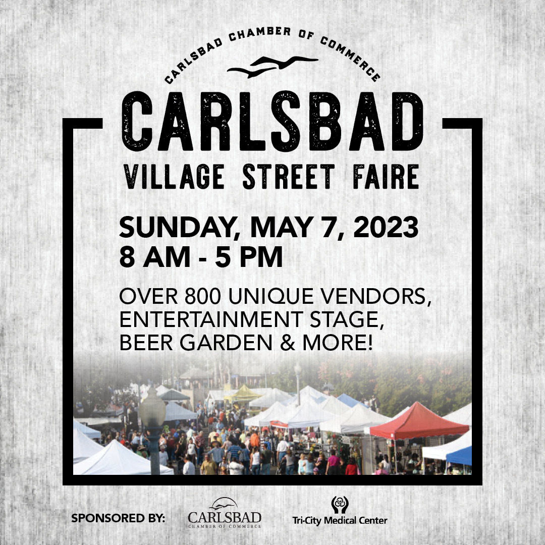 It's Time For The Carlsbad Village Street Faire!