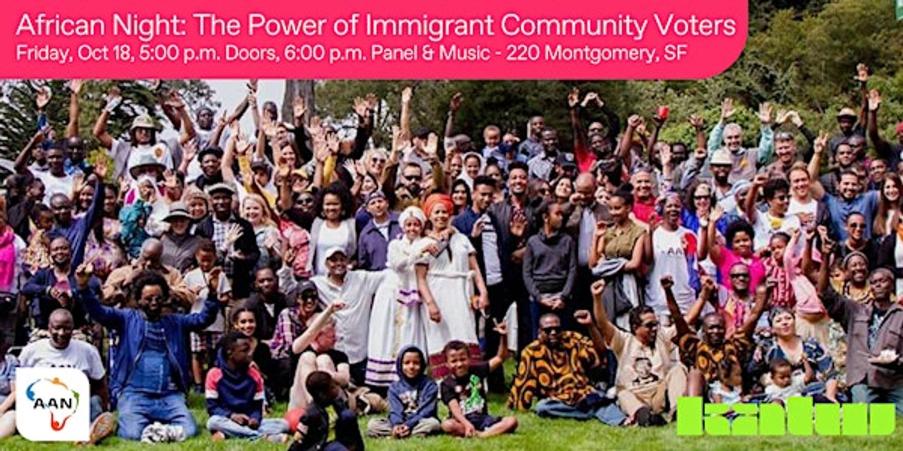 African Night: The Power of Immigrant Community Voters | Downtown San Francisco