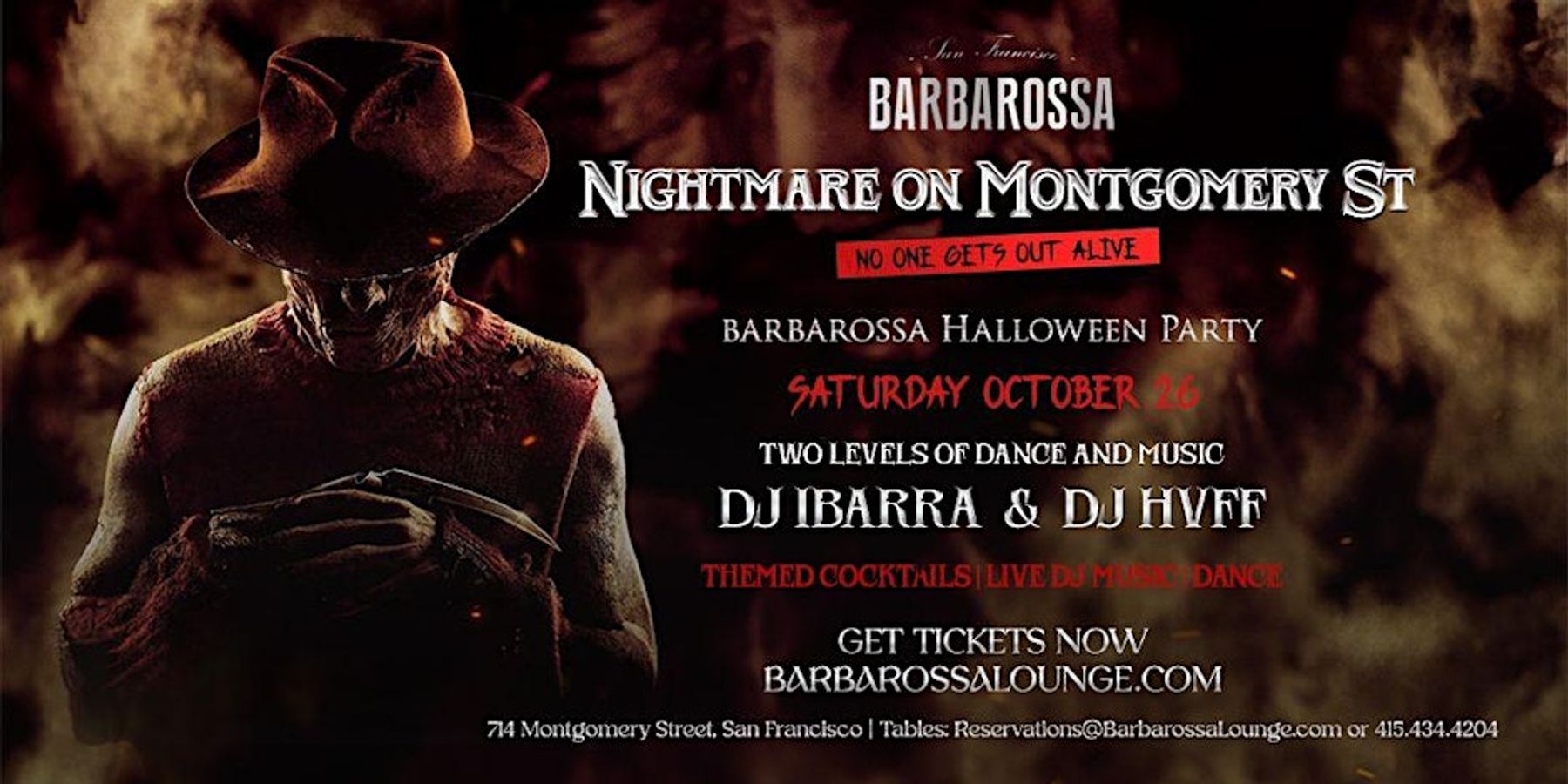 Nightmare on Montgomery St Halloween Party | Downtown San Francisco