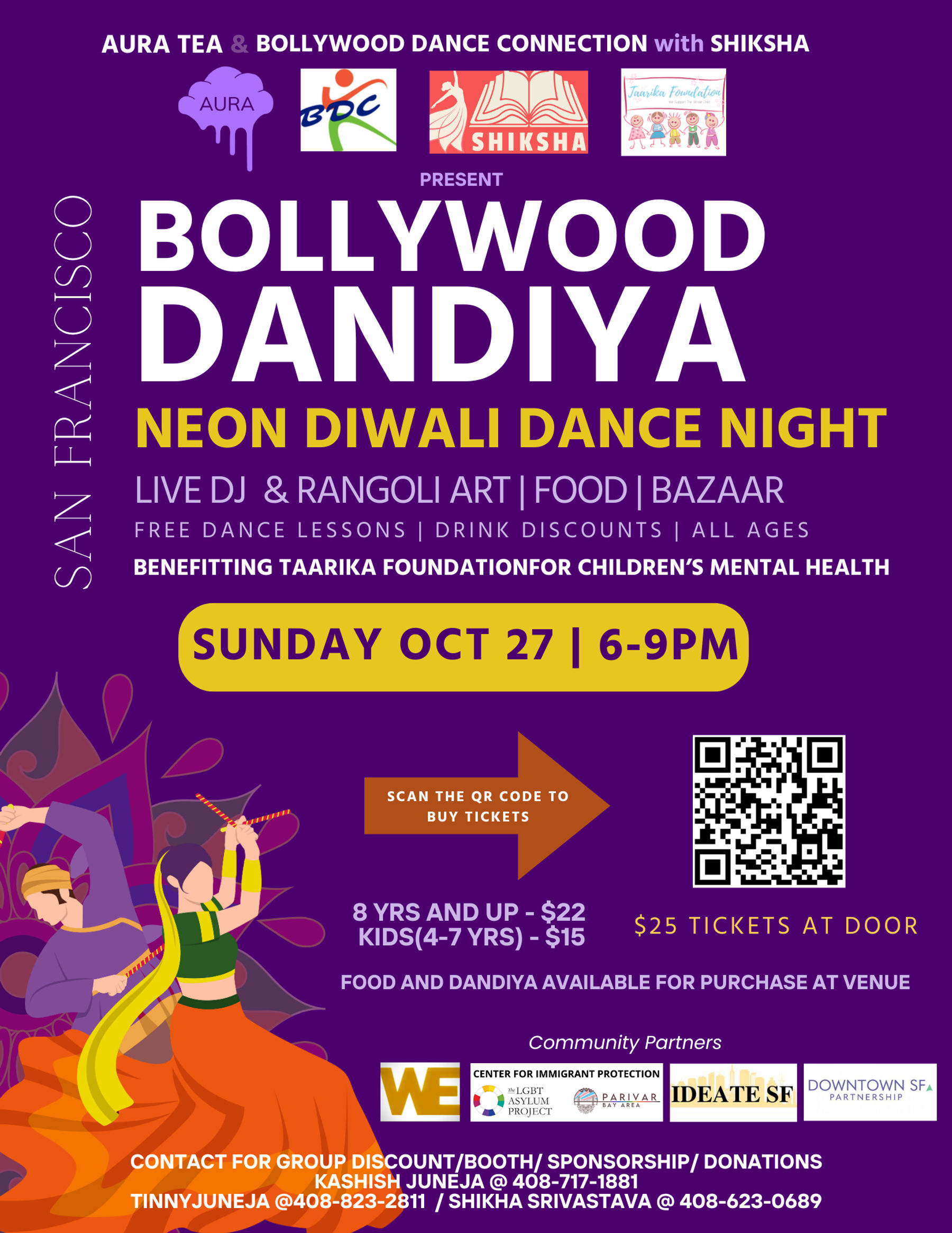 Neon Diwali Dance Night | Downtown San Francisco