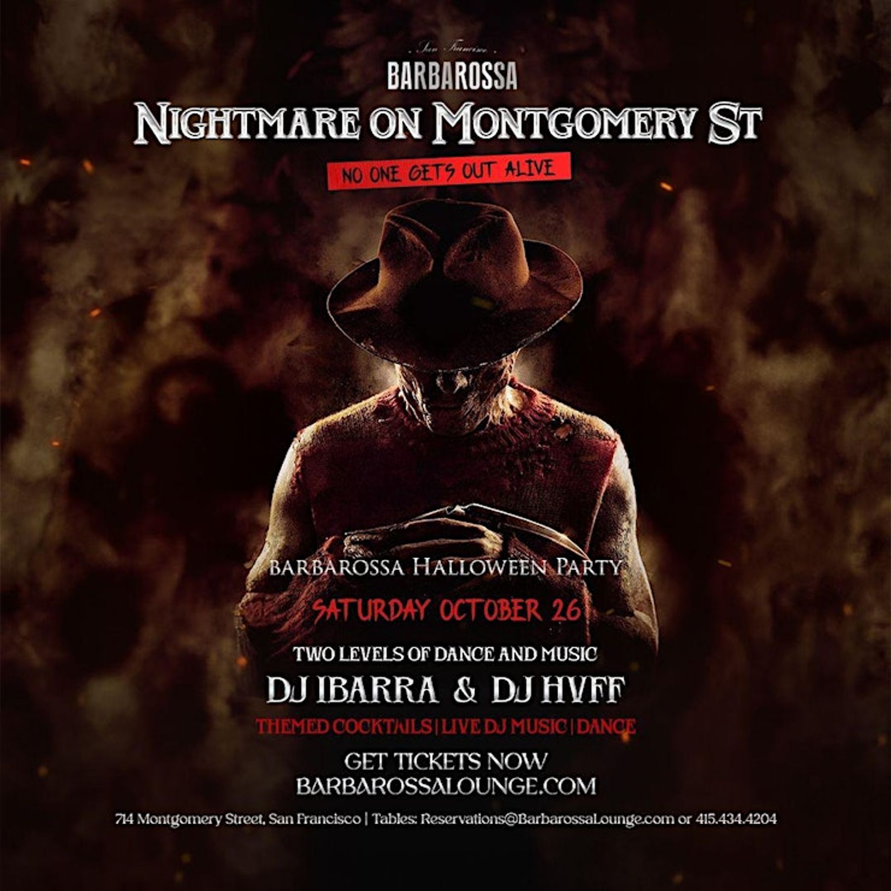 Nightmare on Montgomery St Halloween Party | Downtown San Francisco