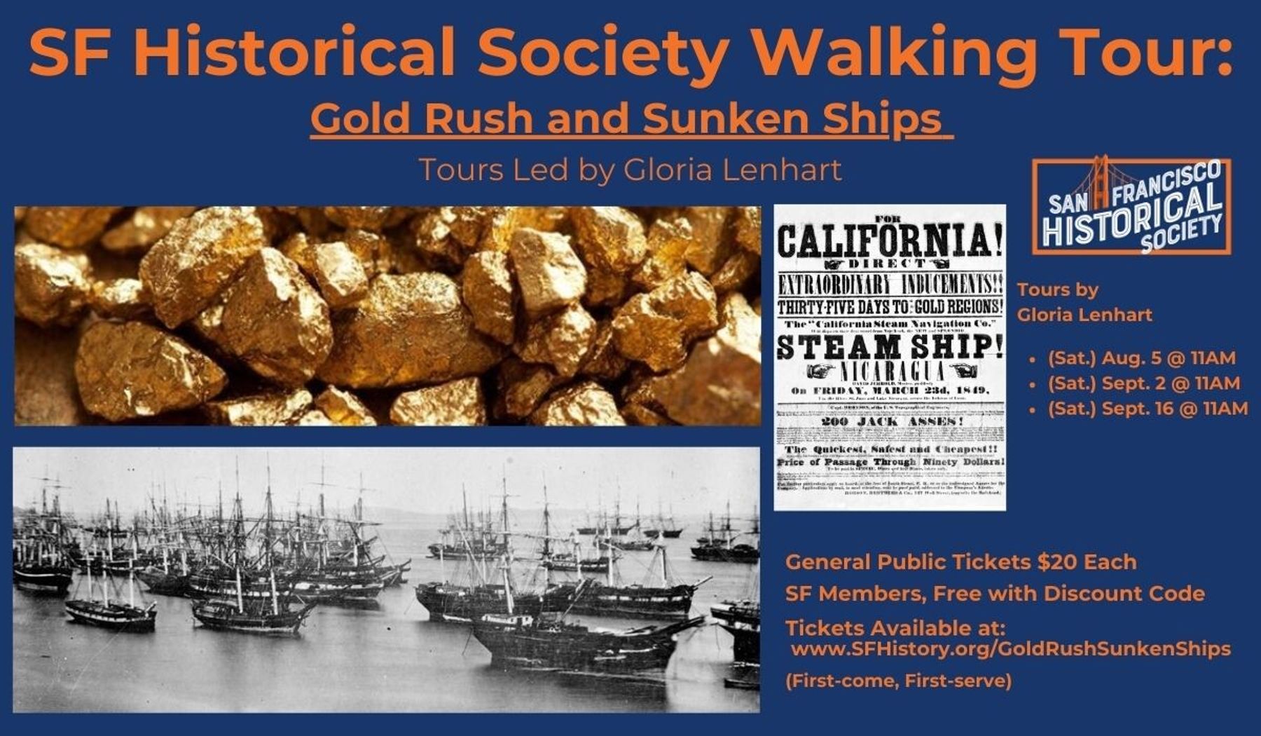 Gold Rush and Sunken Ships Walking Tour | Downtown San Francisco
