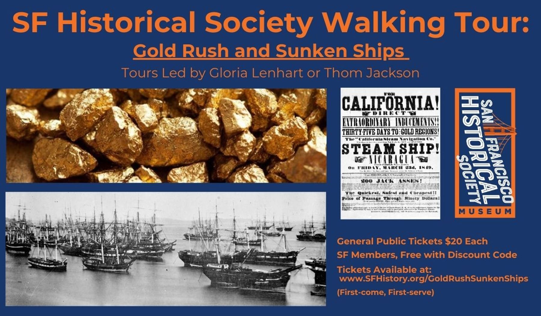 Gold Rush and Sunken Ships Walking Tour | Downtown San Francisco