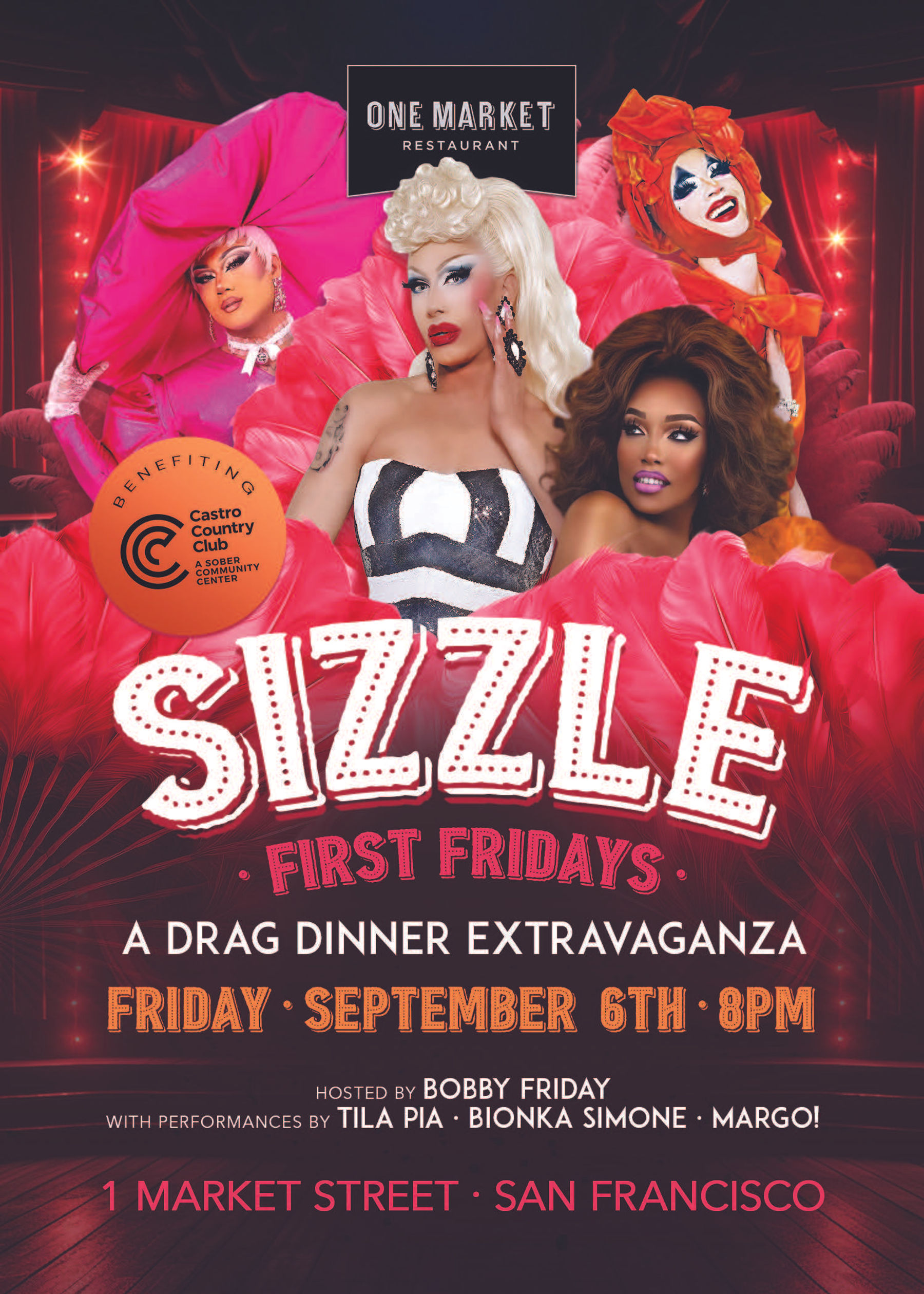 SIZZLE: San Francisco’s Only Dinner Drag Show | Downtown San Francisco