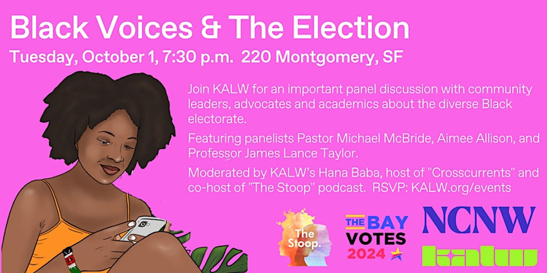 The Bay Votes 2024: Black Voices & The Election | Downtown San Francisco