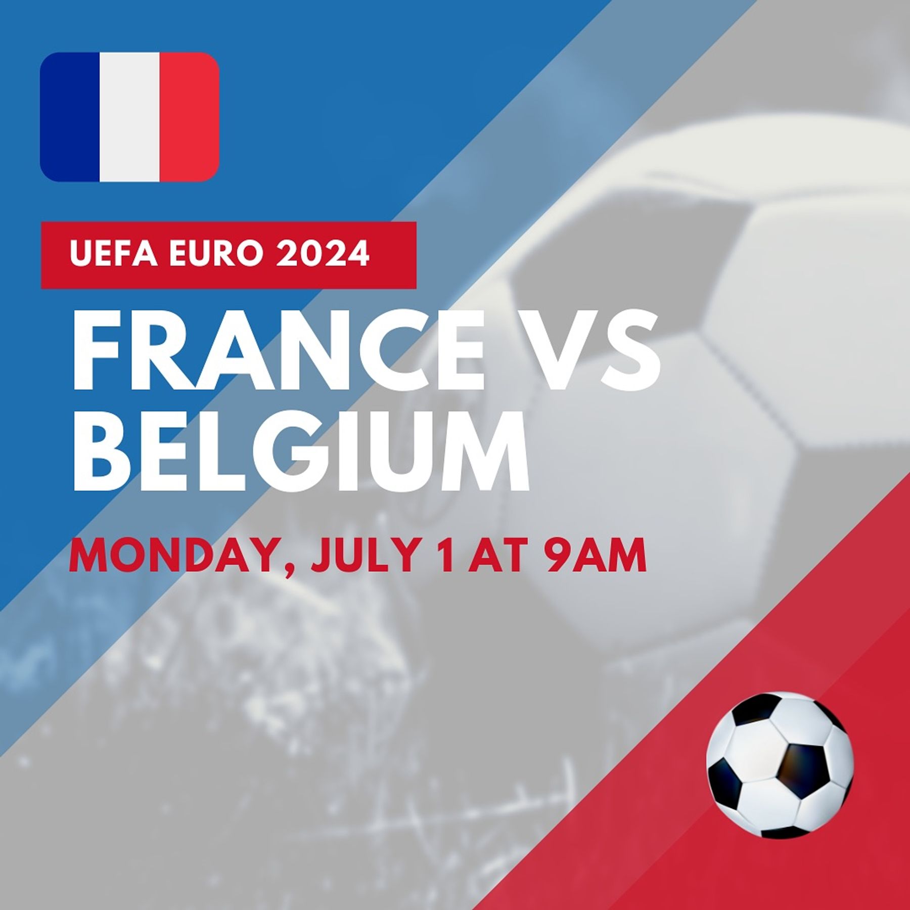 UEFA Euro 2024: France vs Belgium | Downtown San Francisco