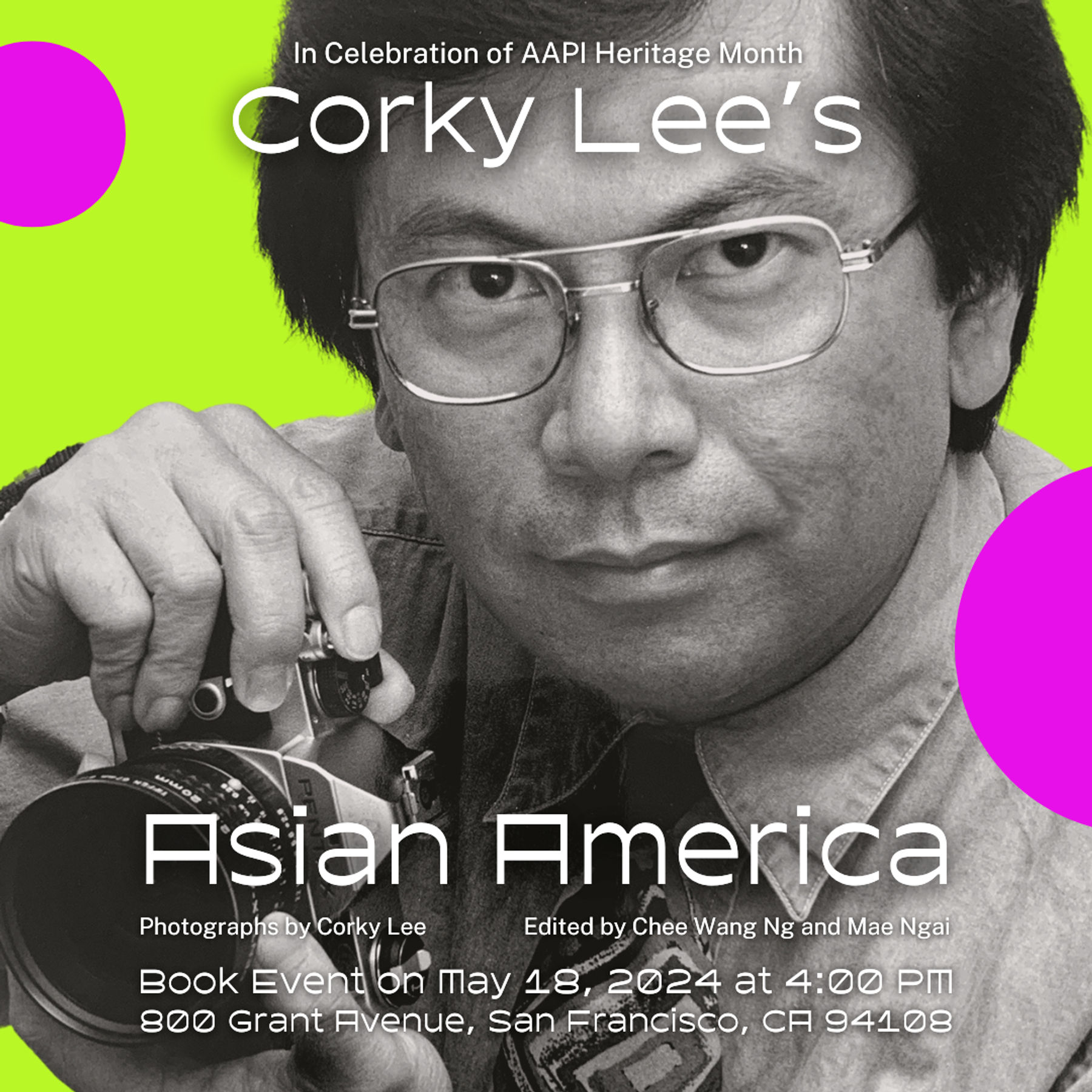 Corky Lee Book Event & Panel Talk | Downtown San Francisco