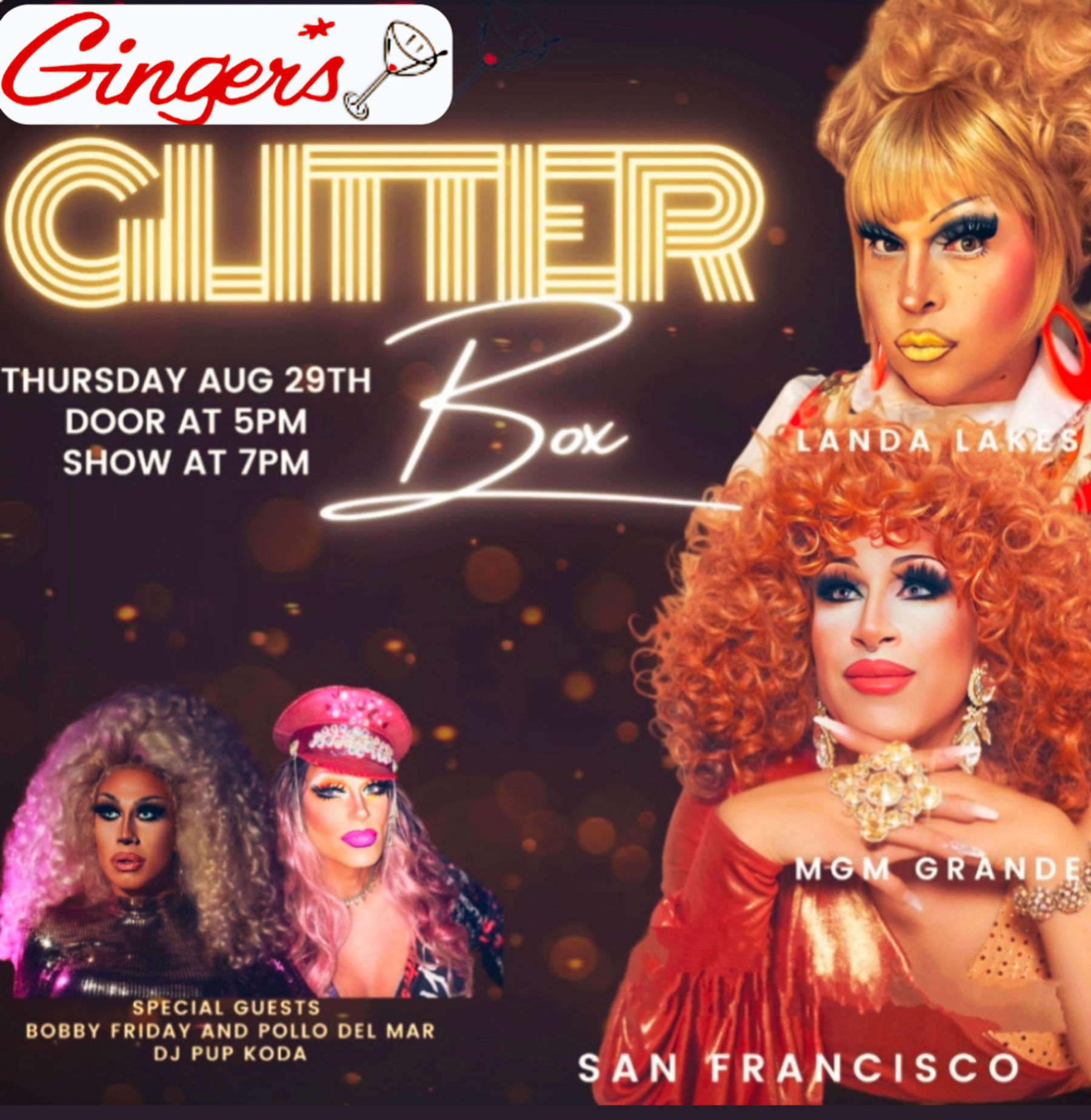 Glitter Box with MGM Grande and Landa Lakes | Downtown San Francisco