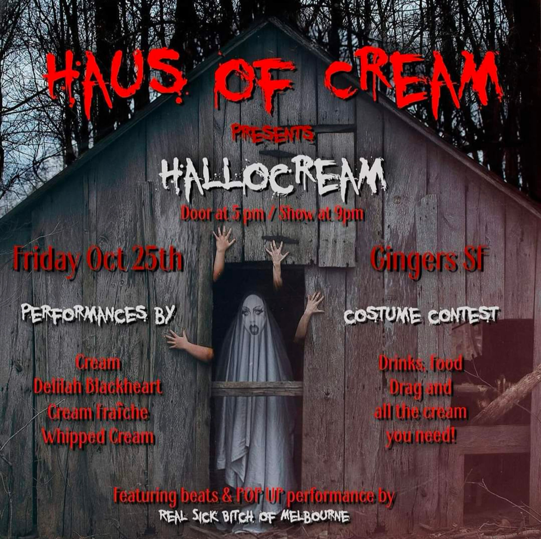 Haus of Cream - October 25 | Downtown San Francisco