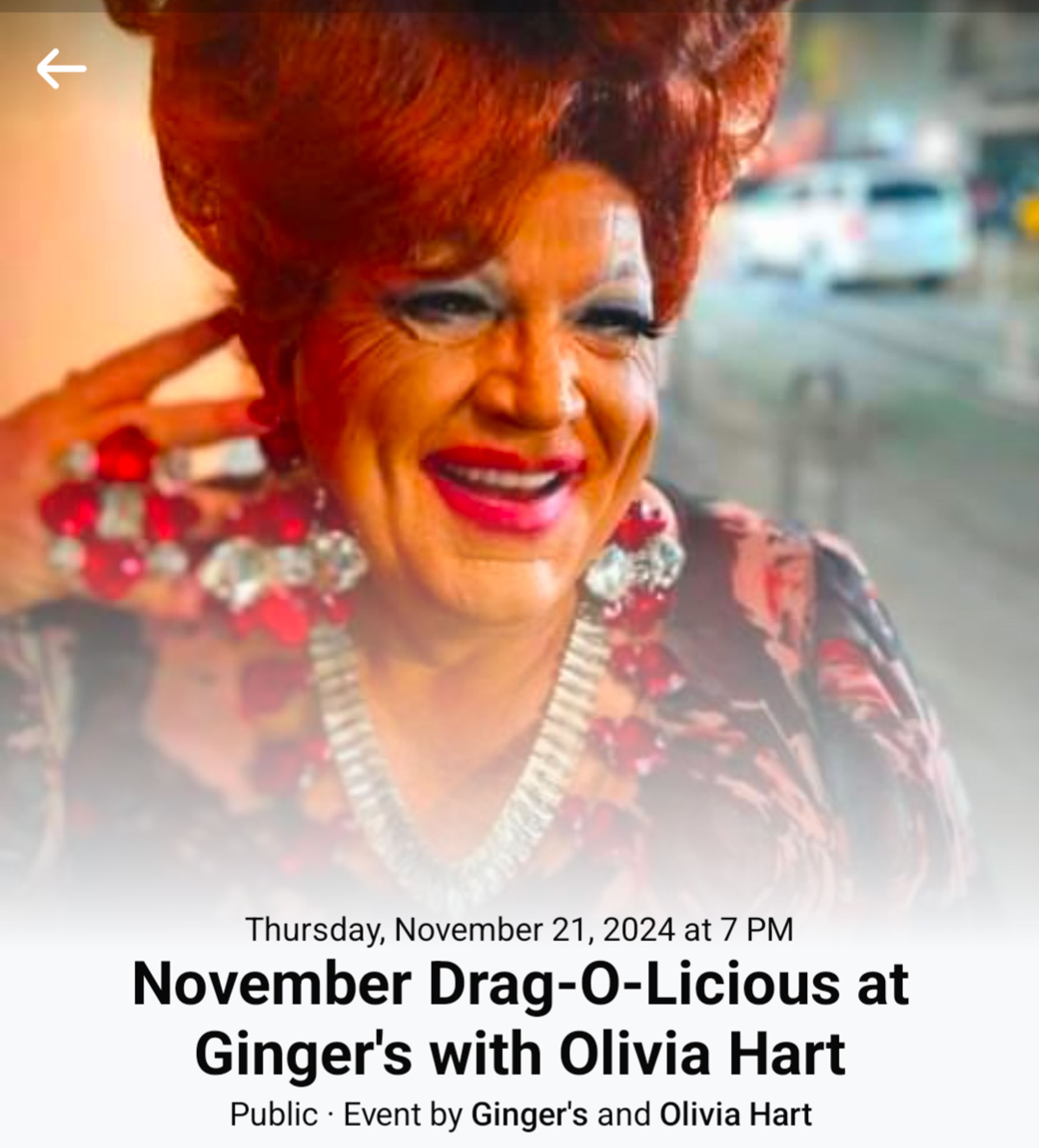 November Drag-O-Licious with Olivia Hart | Downtown San Francisco