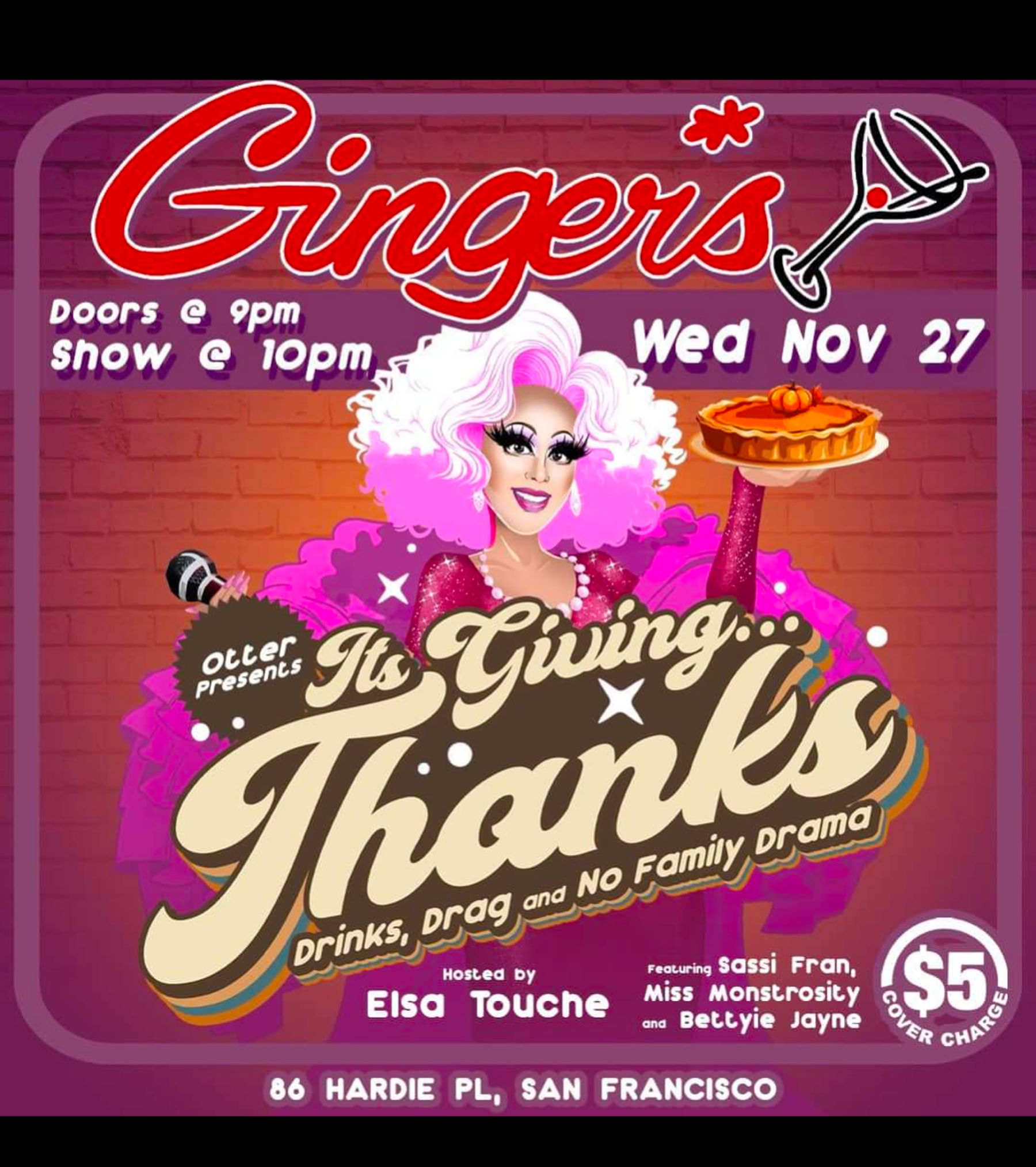 Otter Presents: It's Giving Thanks | Downtown San Francisco