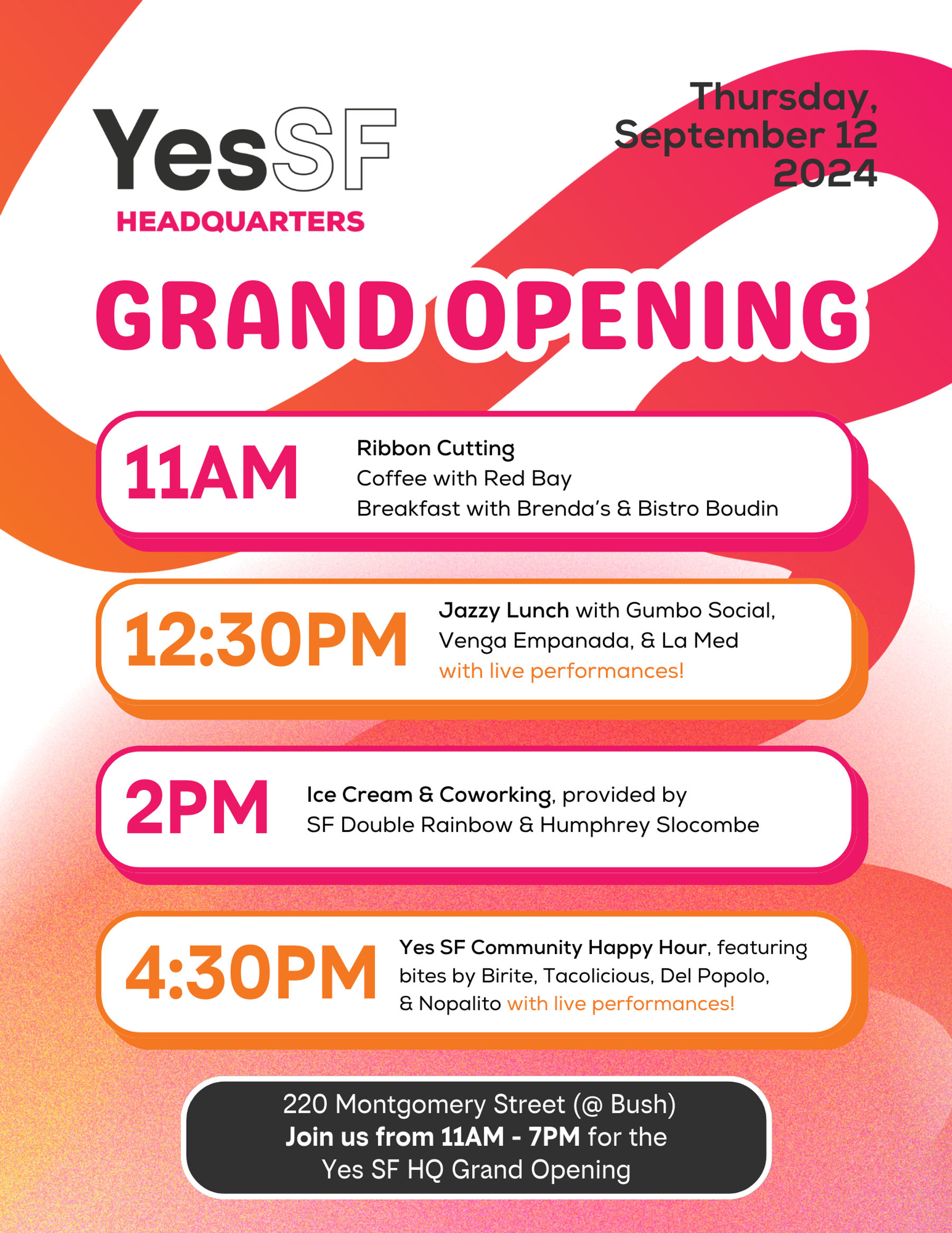 Yes SF Headquarters Grand Opening | Downtown San Francisco