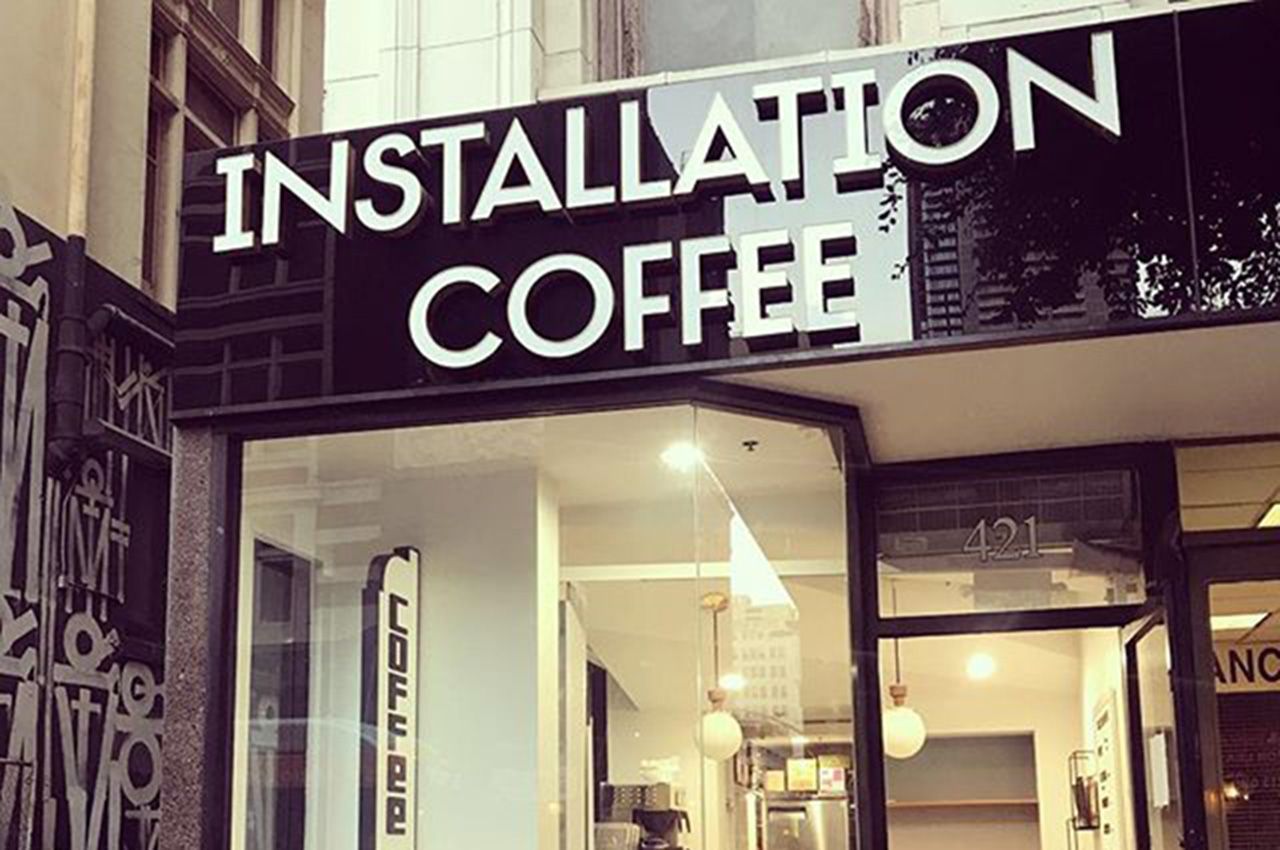 Exterior Installation Coffee shop