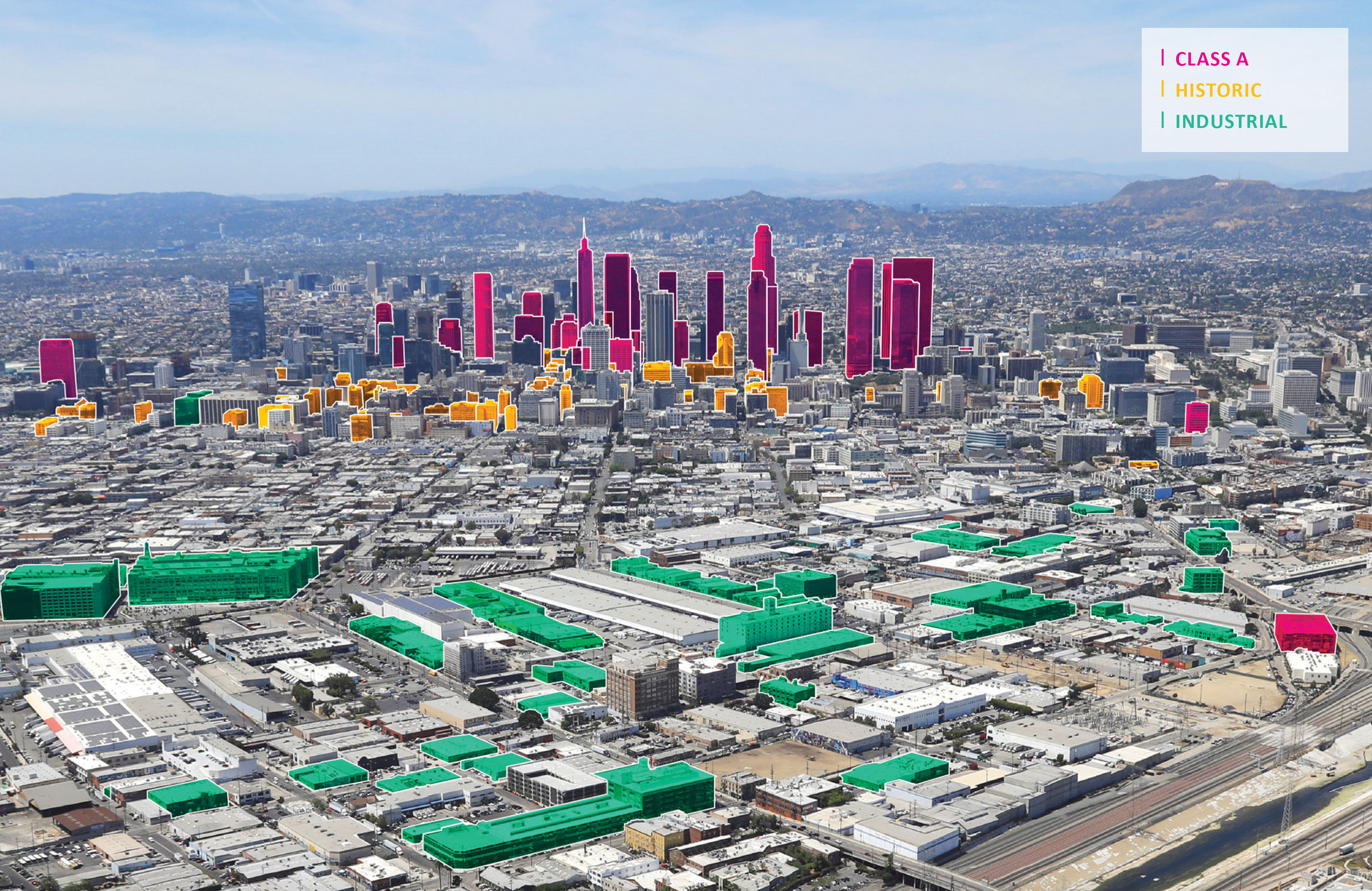 Building Map of Downtown LA