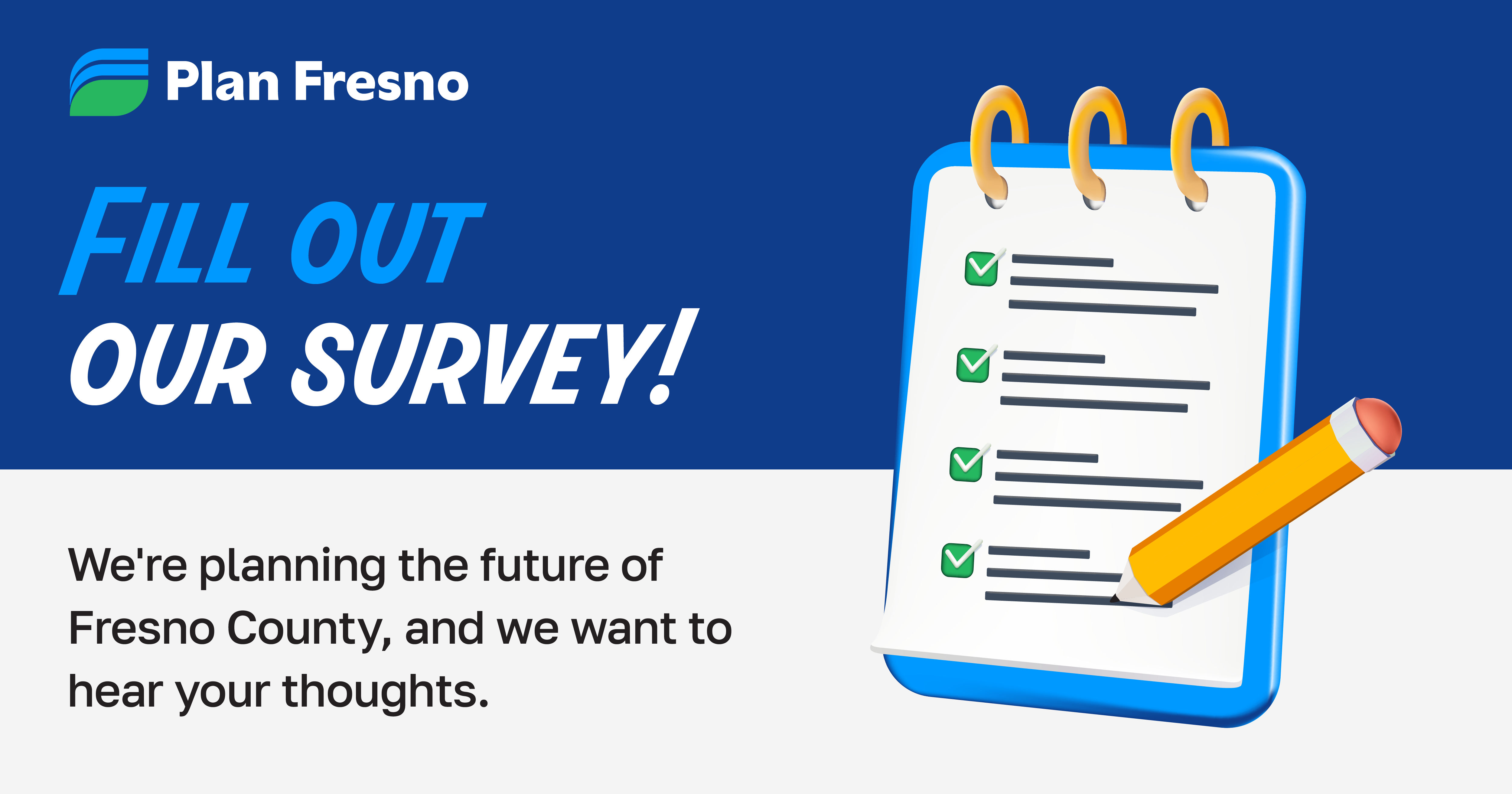 Take this survey to help plan the future of transportation in Downtown Fresno!