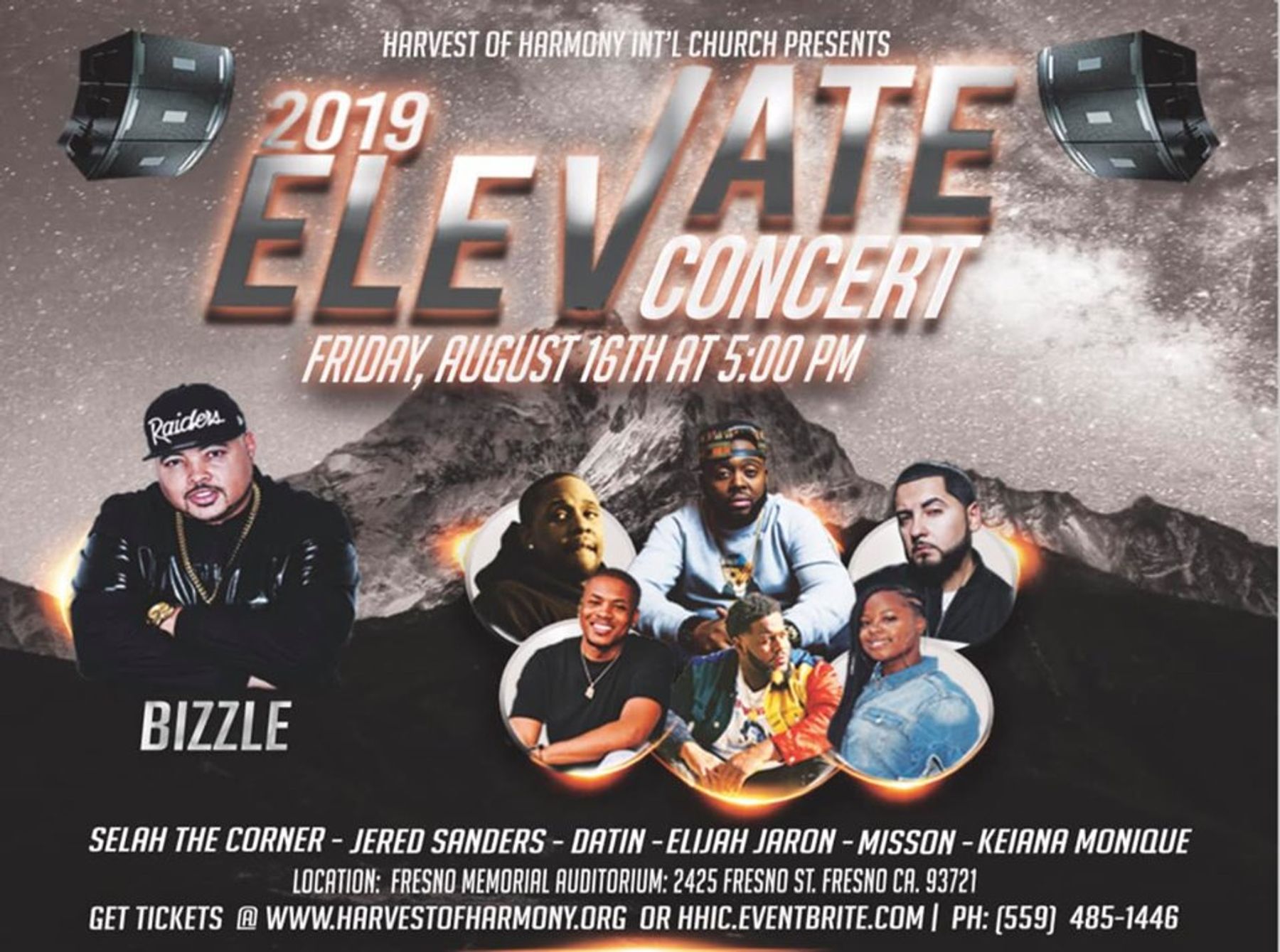 Elevate 19 Concert featuring Bizzle Downtown Fresno